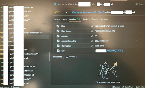 POSTMAN saved Unit-testable API list